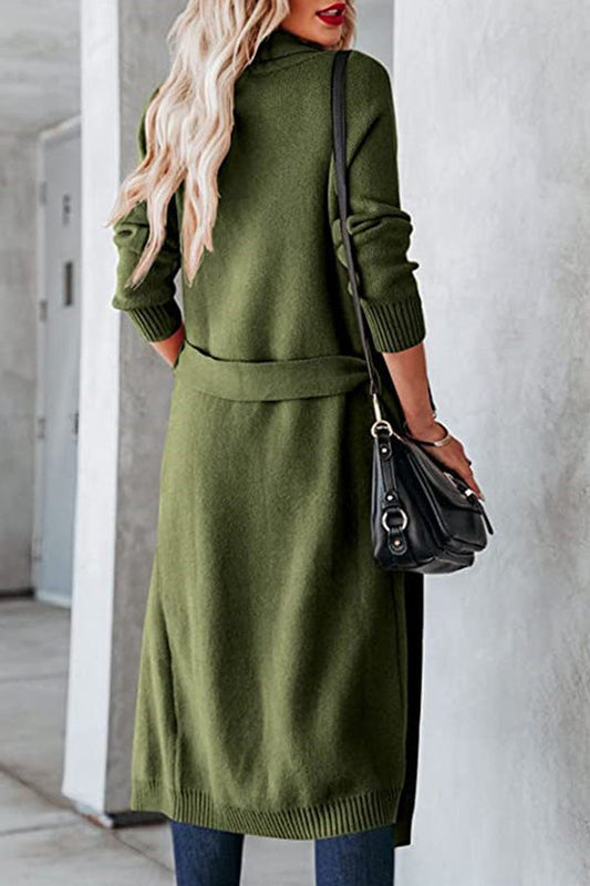 Velina Moda | Tie Lapel Cards Cardigan