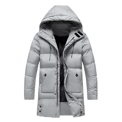 Andrés - Men's quilted coat with hood