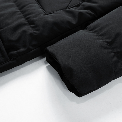 Andrés - Men's quilted coat with hood