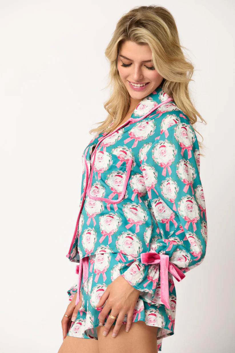 Velina Moda | Christmas Character Sprint Pajama Short Set