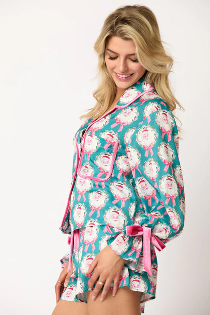 Velina Moda | Christmas Character Sprint Pajama Short Set