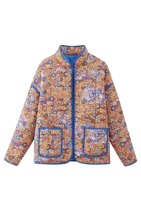 Velina Moda | Print Thin Bag Cardigan Jacket