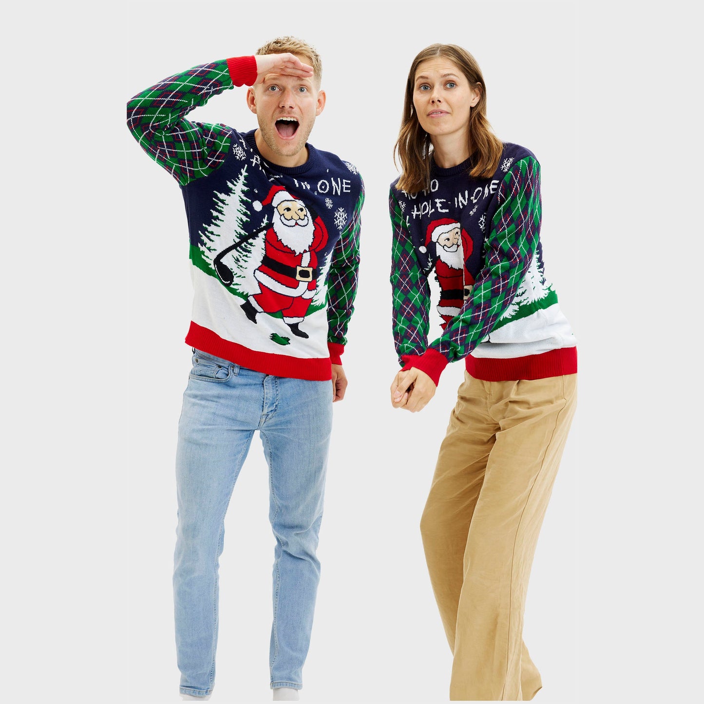 Velina Moda | Ho Ho Hole In One Christmas Sweater Women's