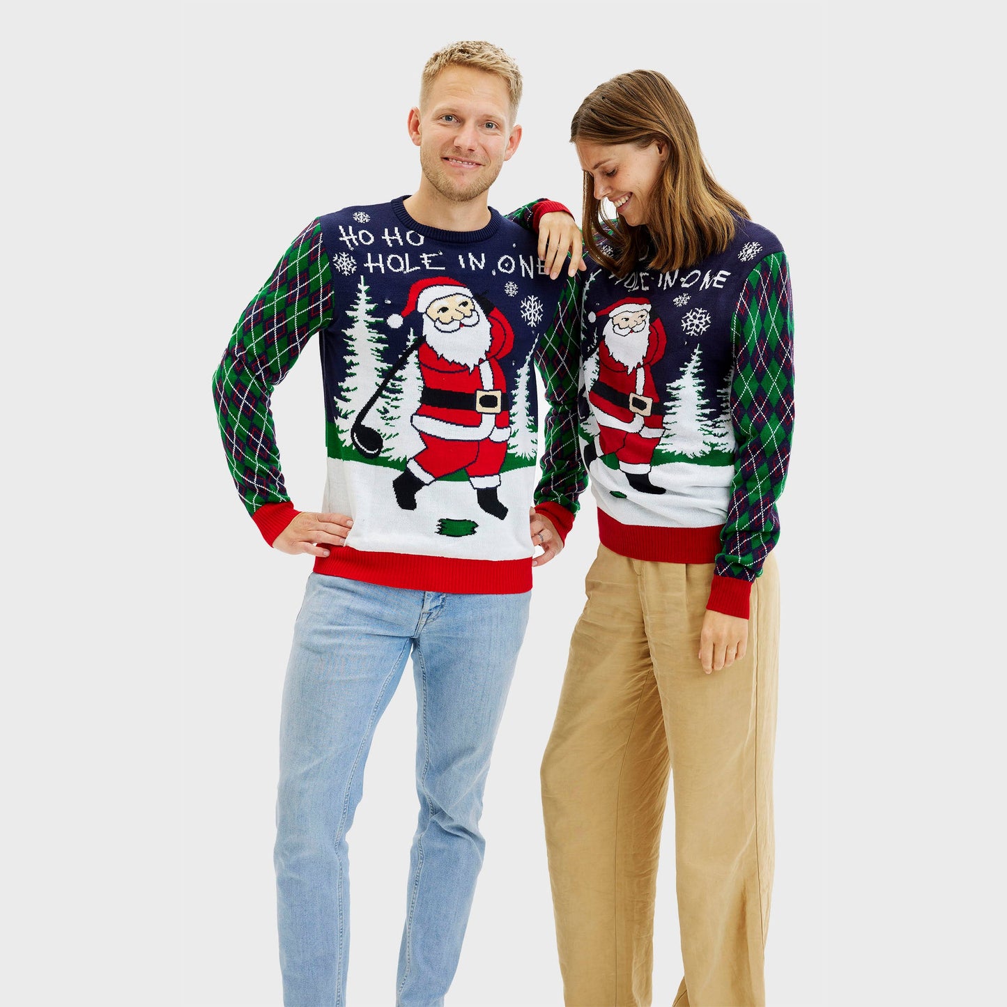 Velina Moda | Ho Ho Hole In One Christmas Sweater Women's