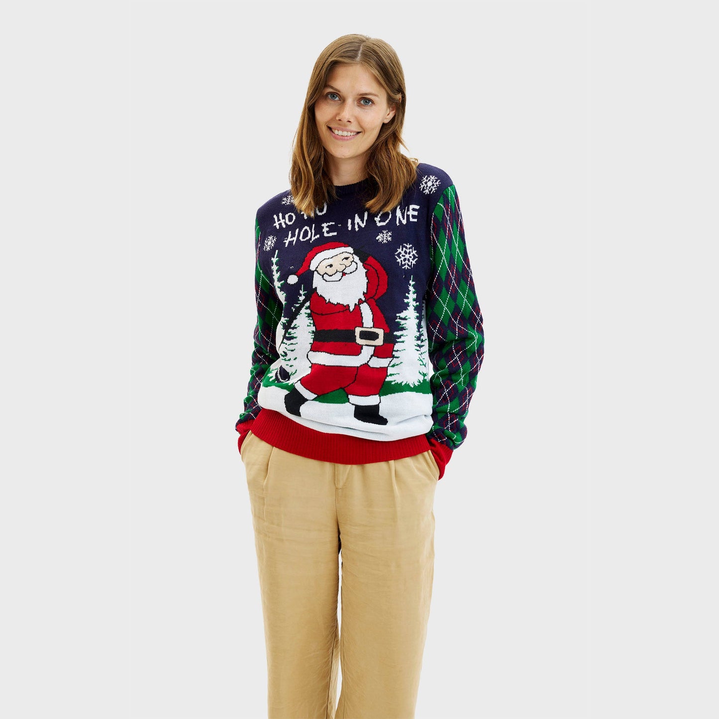 Velina Moda | Ho Ho Hole In One Christmas Sweater Women's
