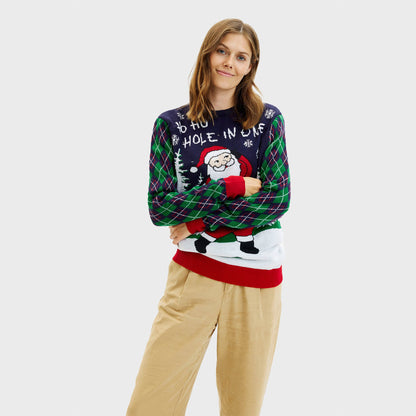 Velina Moda | Ho Ho Hole In One Christmas Sweater Women's