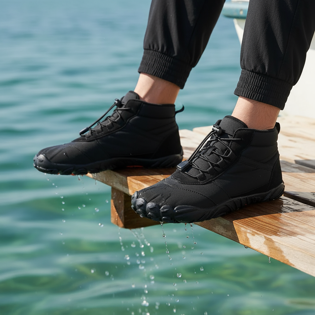 Velina Moda | On Barefoot Shoes - Water-Repellent and Slip-Resistant