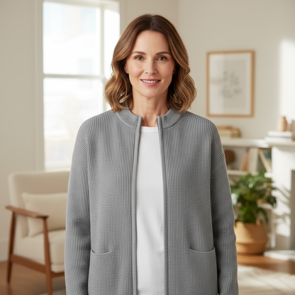 Velina Moda | Vest Ladies - Stylish long vest for any occasion