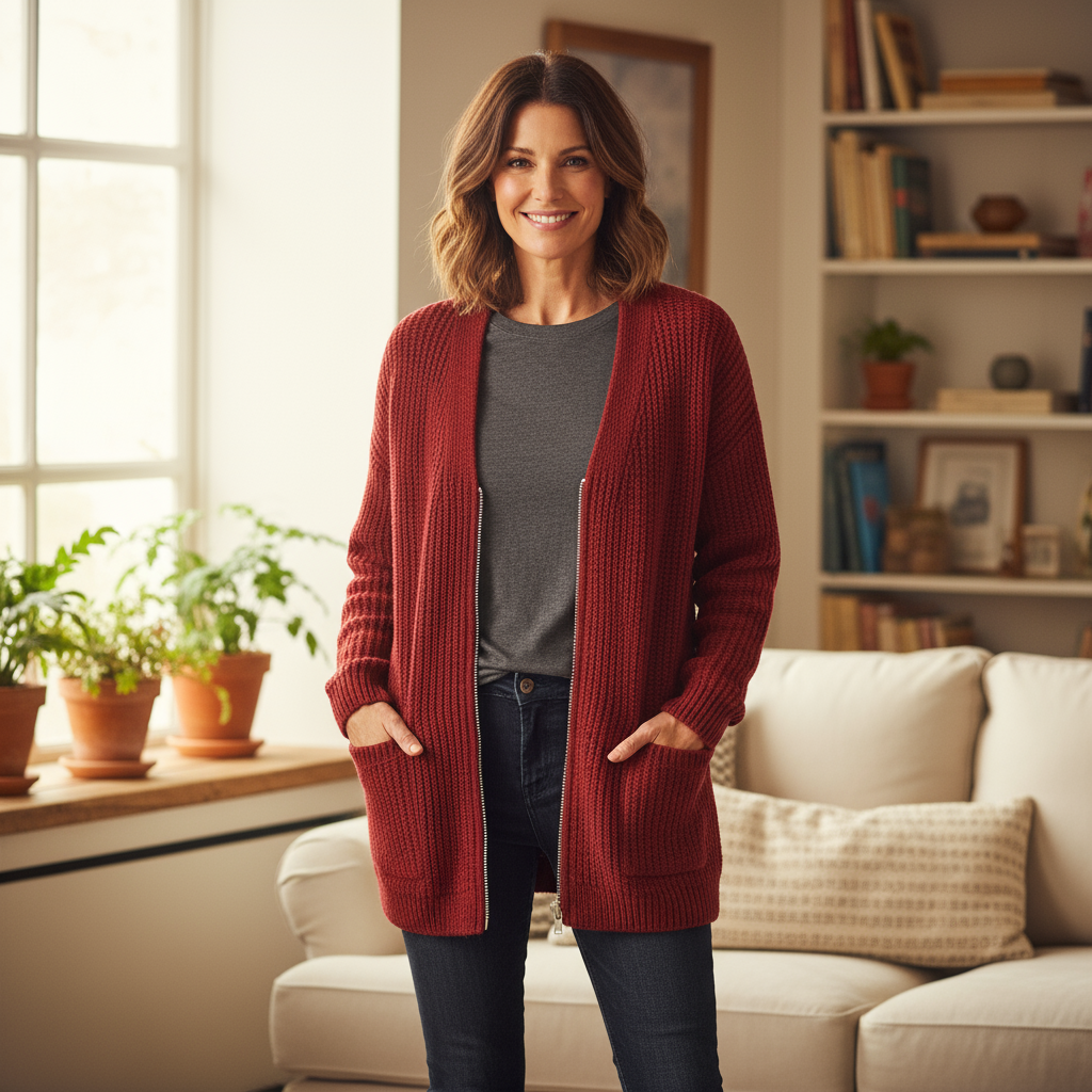 Velina Moda | Vest Ladies - Stylish long vest for any occasion