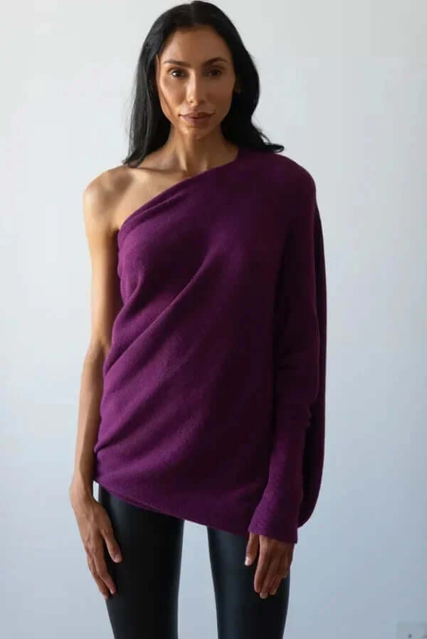 Velina Moda | Draped Turtleneck Sweater Women - Sweater Women