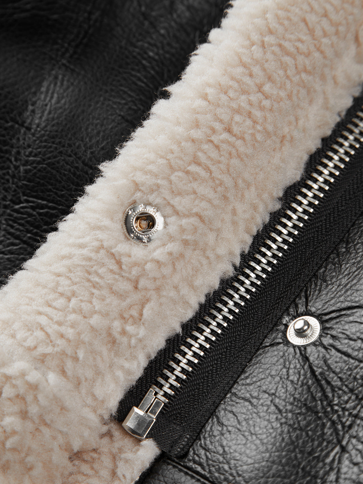 Velina Moda | Padded Suede Flight Jacket