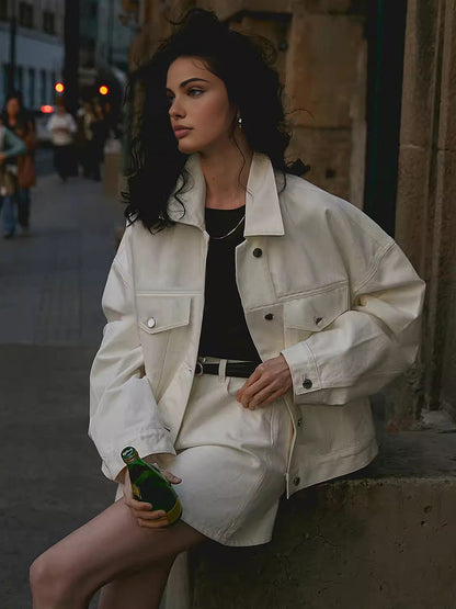Velina Moda | Cotton Polo Jacket
