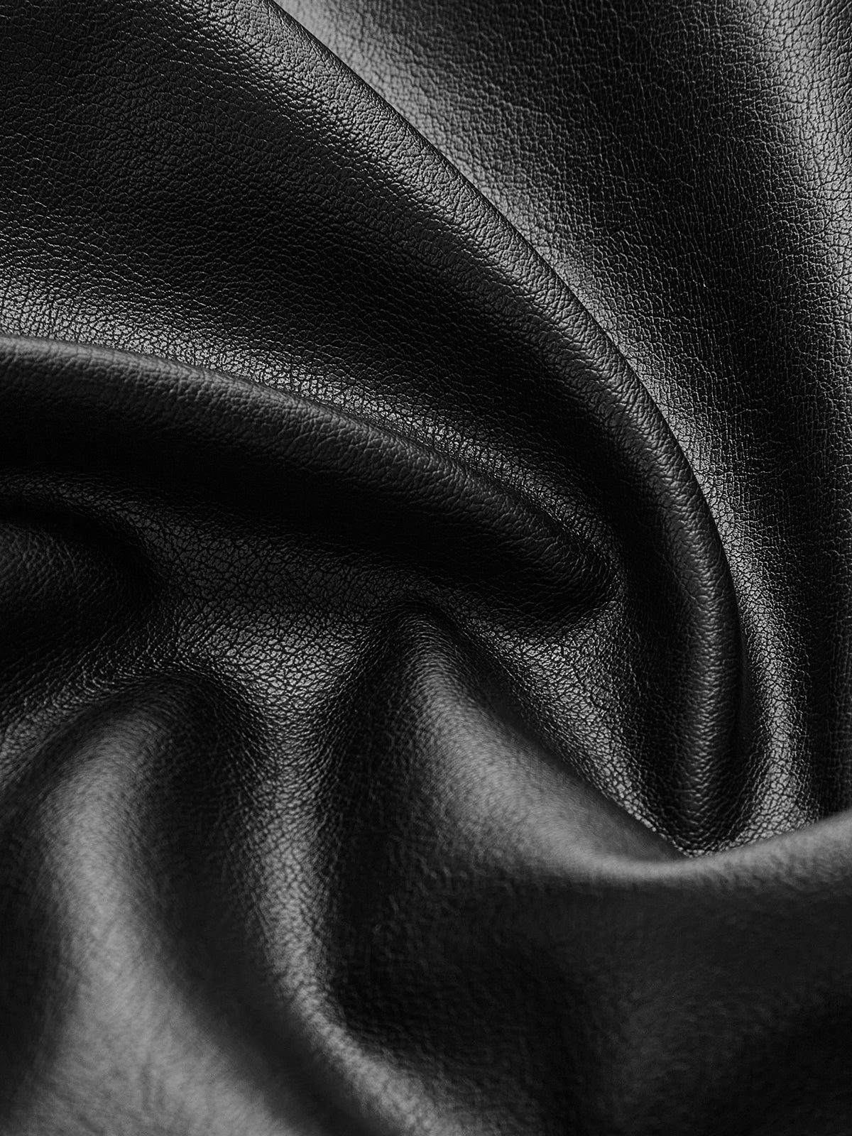 Velina Moda | Belted Faux Leather Jacket
