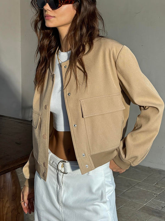 Velina Moda | Neck Pocket Jacket