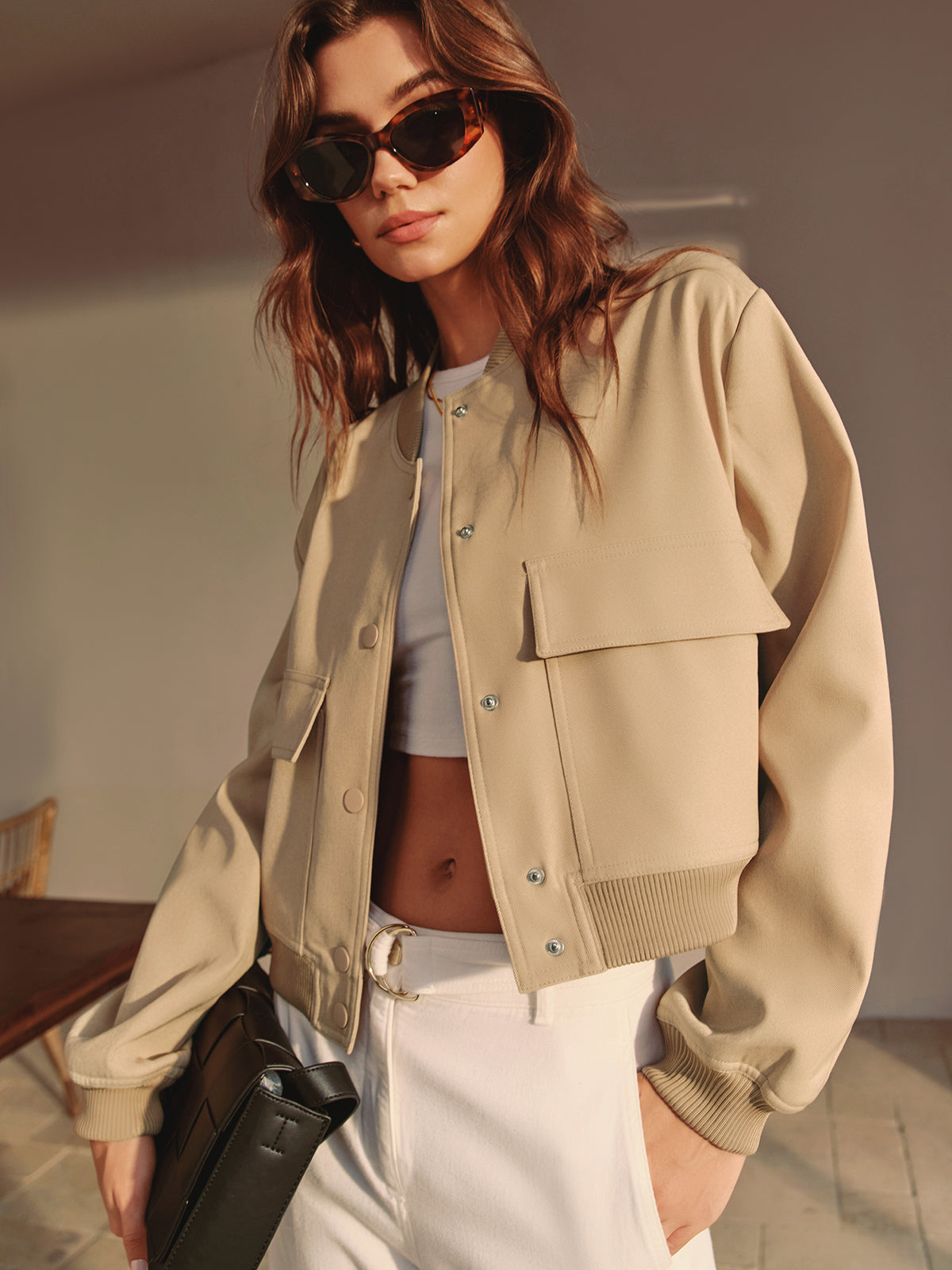 Velina Moda | Neck Pocket Jacket