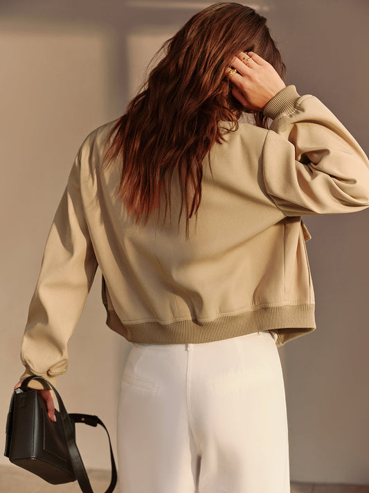 Velina Moda | Neck Pocket Jacket