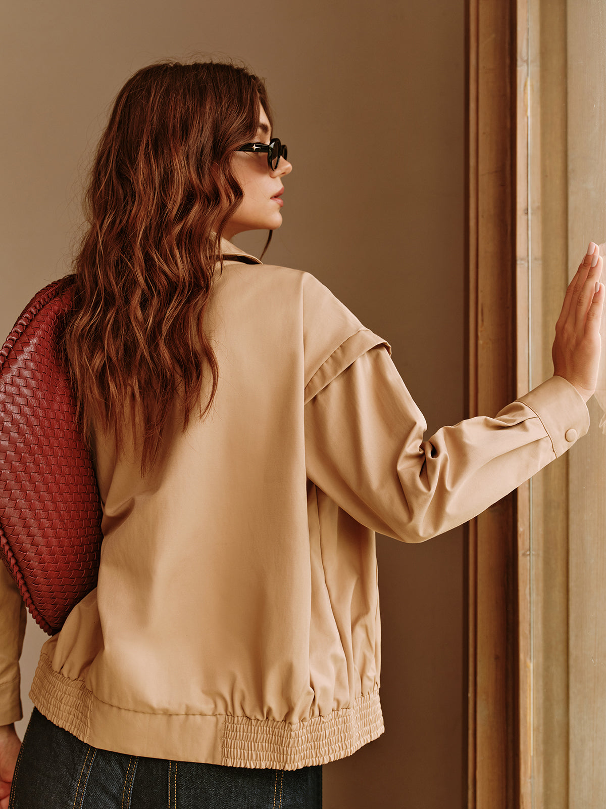 Velina Moda | Zipper Polo Jacket