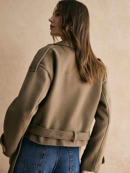 Velina Moda | Belt Teddy Jacket