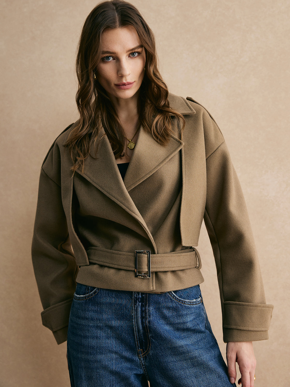 Velina Moda | Belt Teddy Jacket