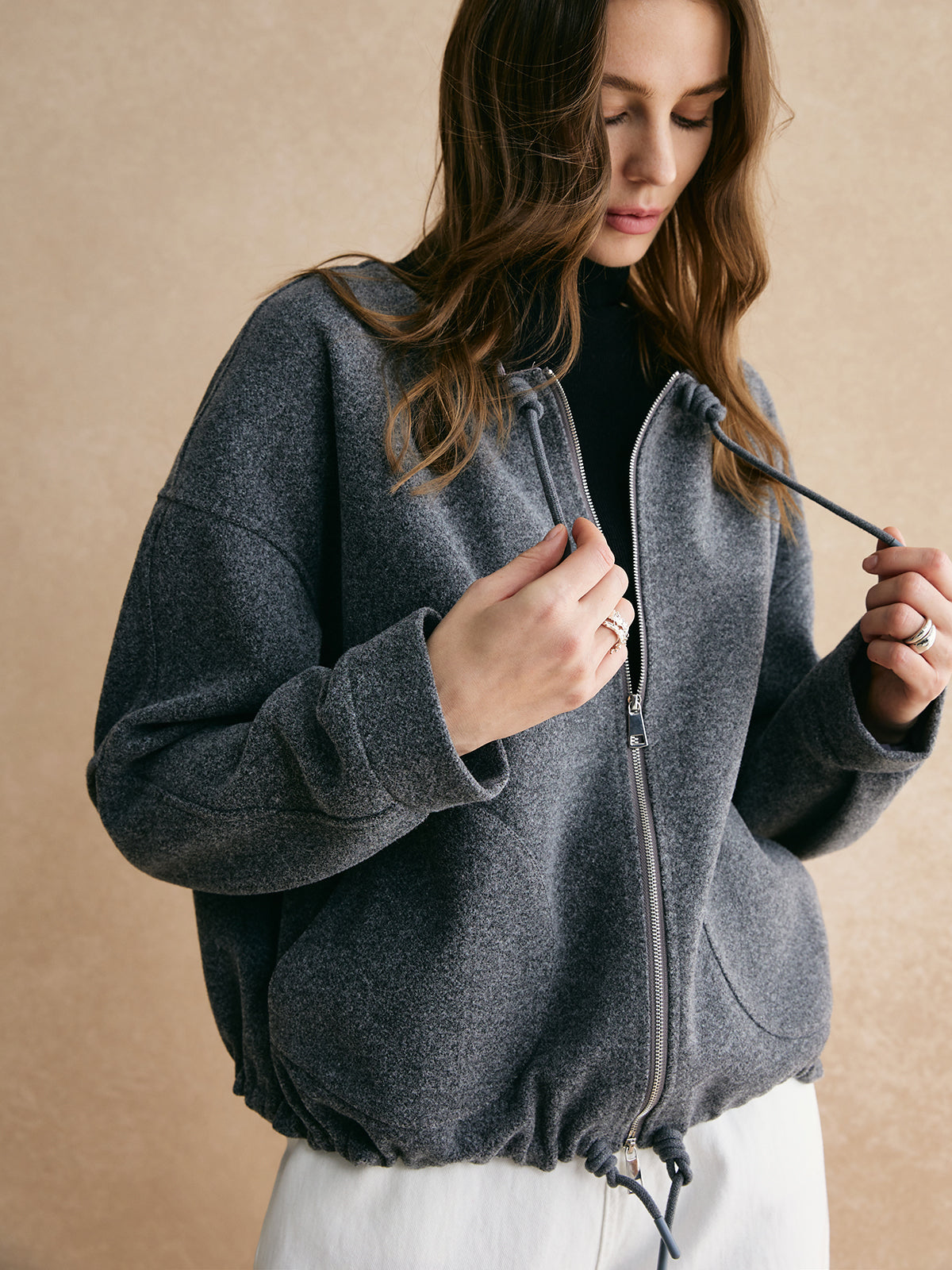 Velina Moda | Zipperless Jacket