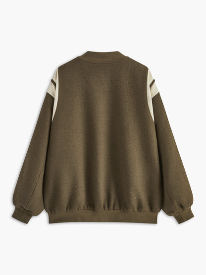 Velina Moda | Collar Contrast Trim Pocket Jacket