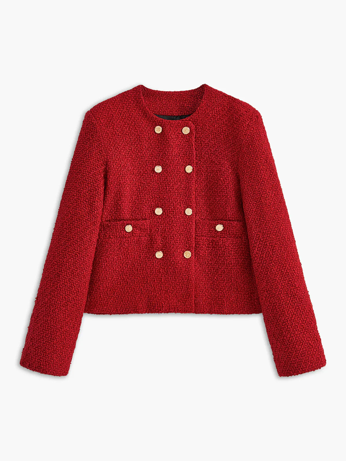 Velina Moda | Button Tweed Jacket