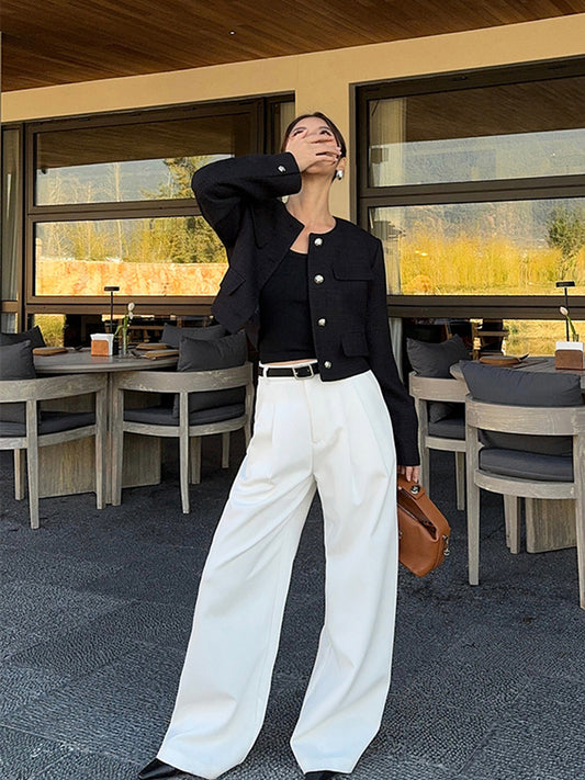 Velina Moda | Down Tweed Jacket