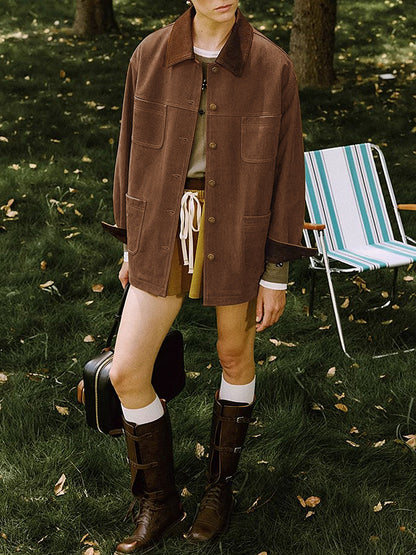 Velina Moda | Cordura Cargo Polo Jacket