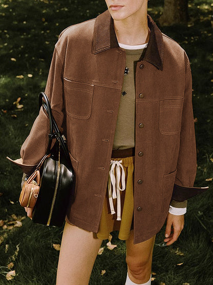 Velina Moda | Cordura Cargo Polo Jacket