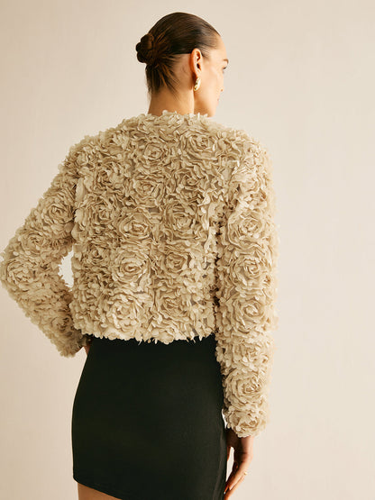 Velina Moda | Round Neck Jacket
