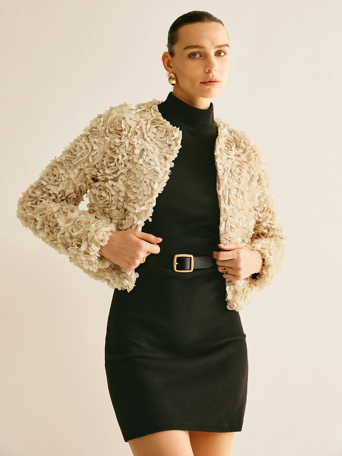 Velina Moda | Round Neck Jacket
