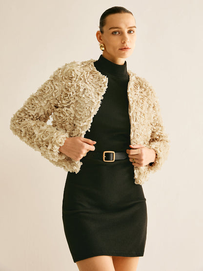Velina Moda | Round Neck Jacket