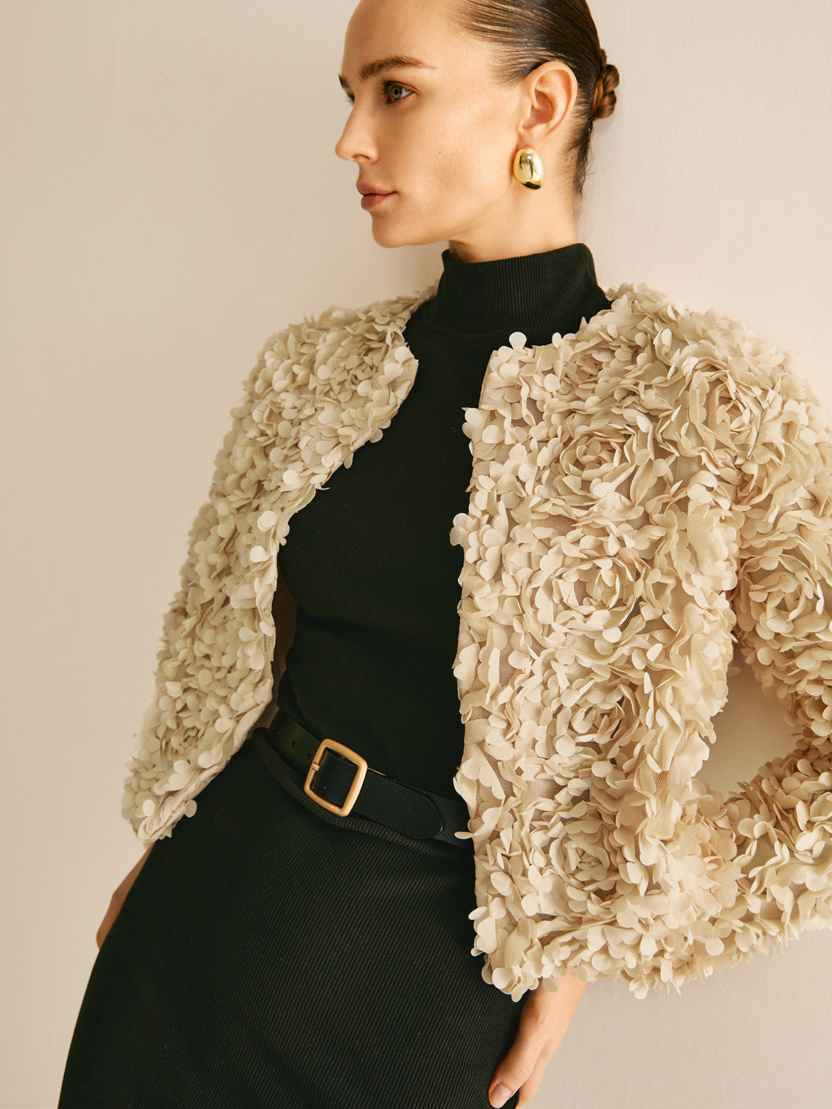 Velina Moda | Round Neck Jacket