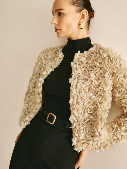 Velina Moda | Round Neck Jacket