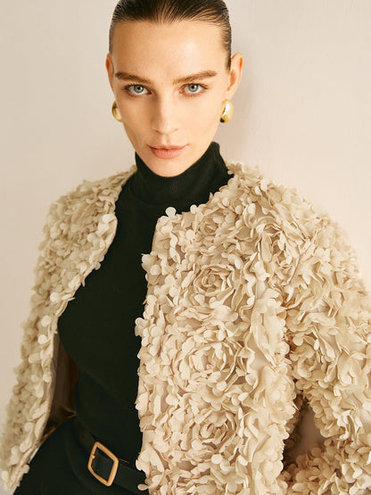 Velina Moda | Round Neck Jacket