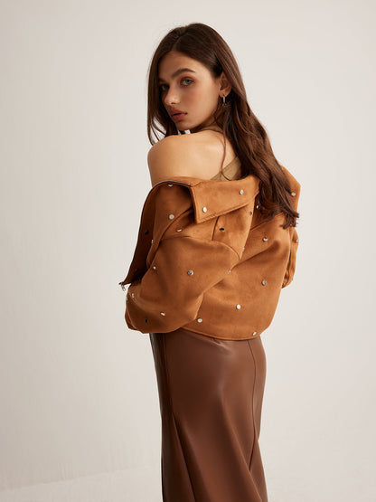 Velina Moda | Zipper Crop Jacket