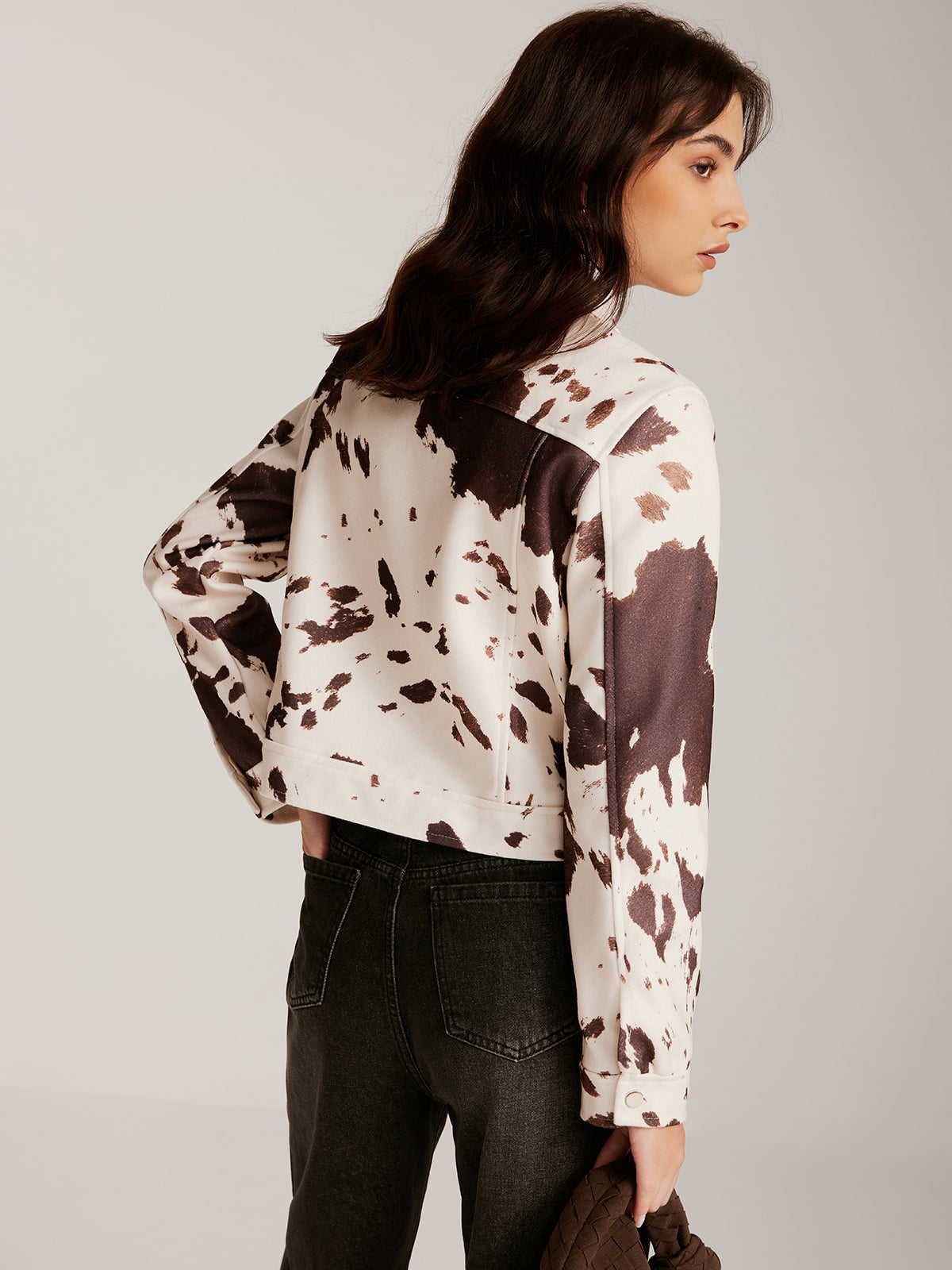 Velina Moda | Printed Tweed Short Jacket