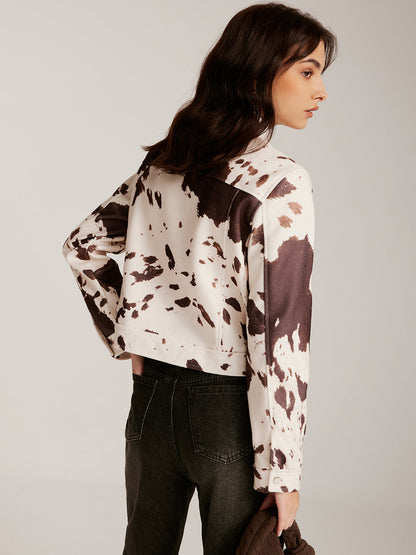 Velina Moda | Printed Tweed Short Jacket