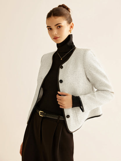 Velina Moda | Contrast Trim Jacket