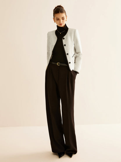 Velina Moda | Contrast Trim Jacket