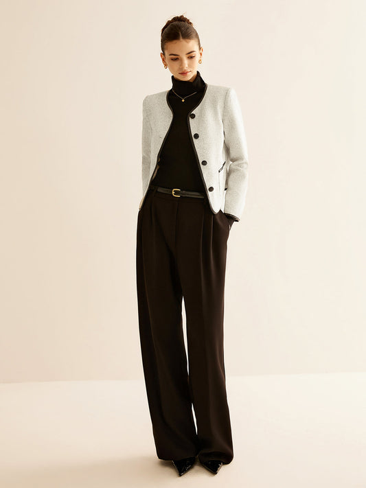 Velina Moda | Contrast Trim Jacket