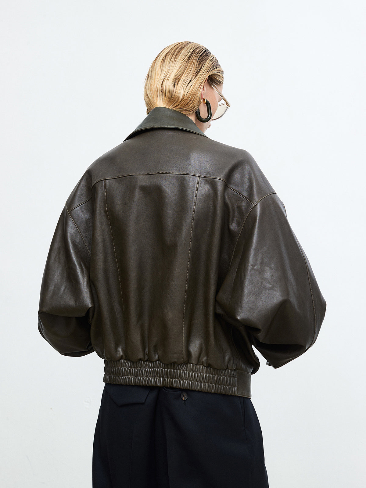 Velina Moda | Shift Pu Leather Jacket