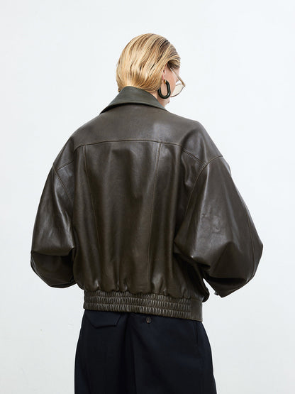 Velina Moda | Shift Pu Leather Jacket