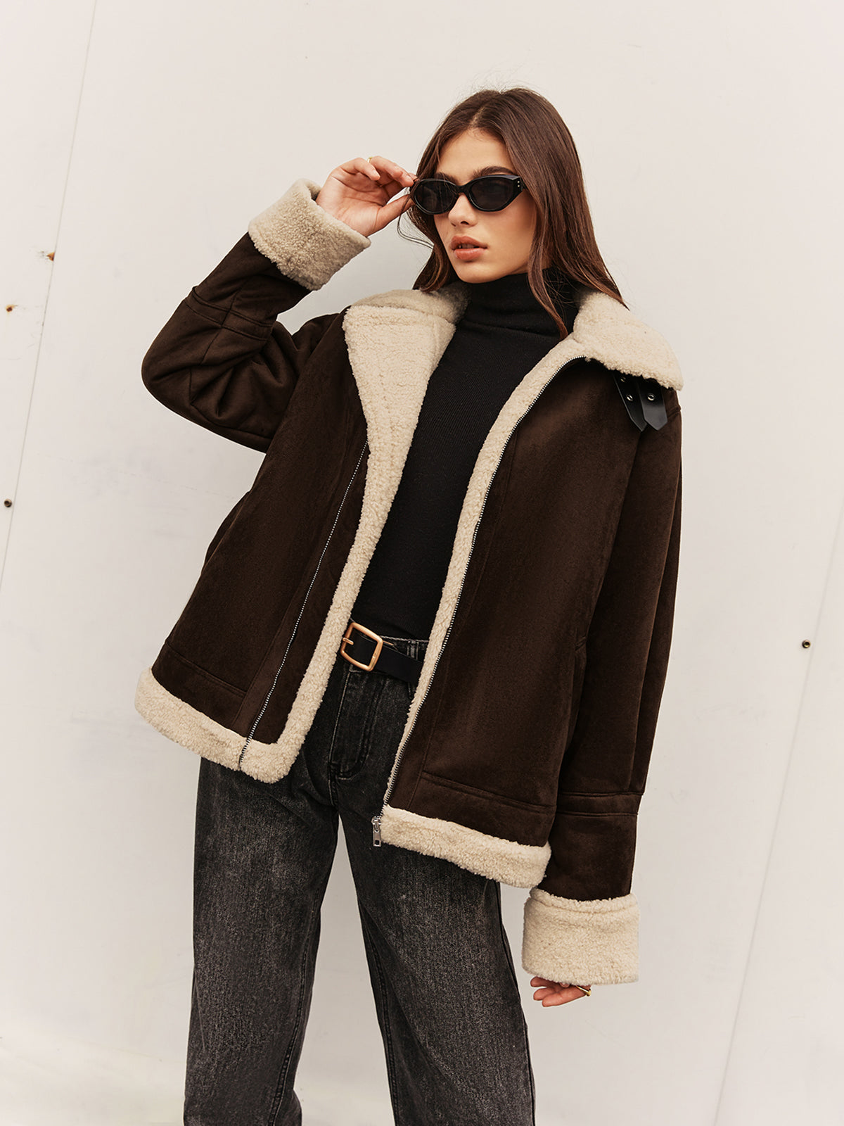 Velina Moda | Zipper Fleece Jacket