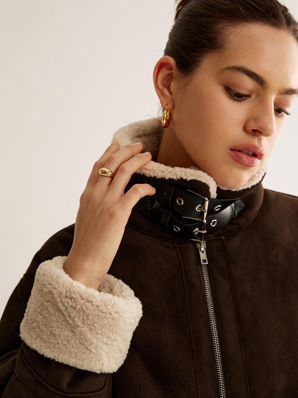 Velina Moda | Zipper Fleece Jacket