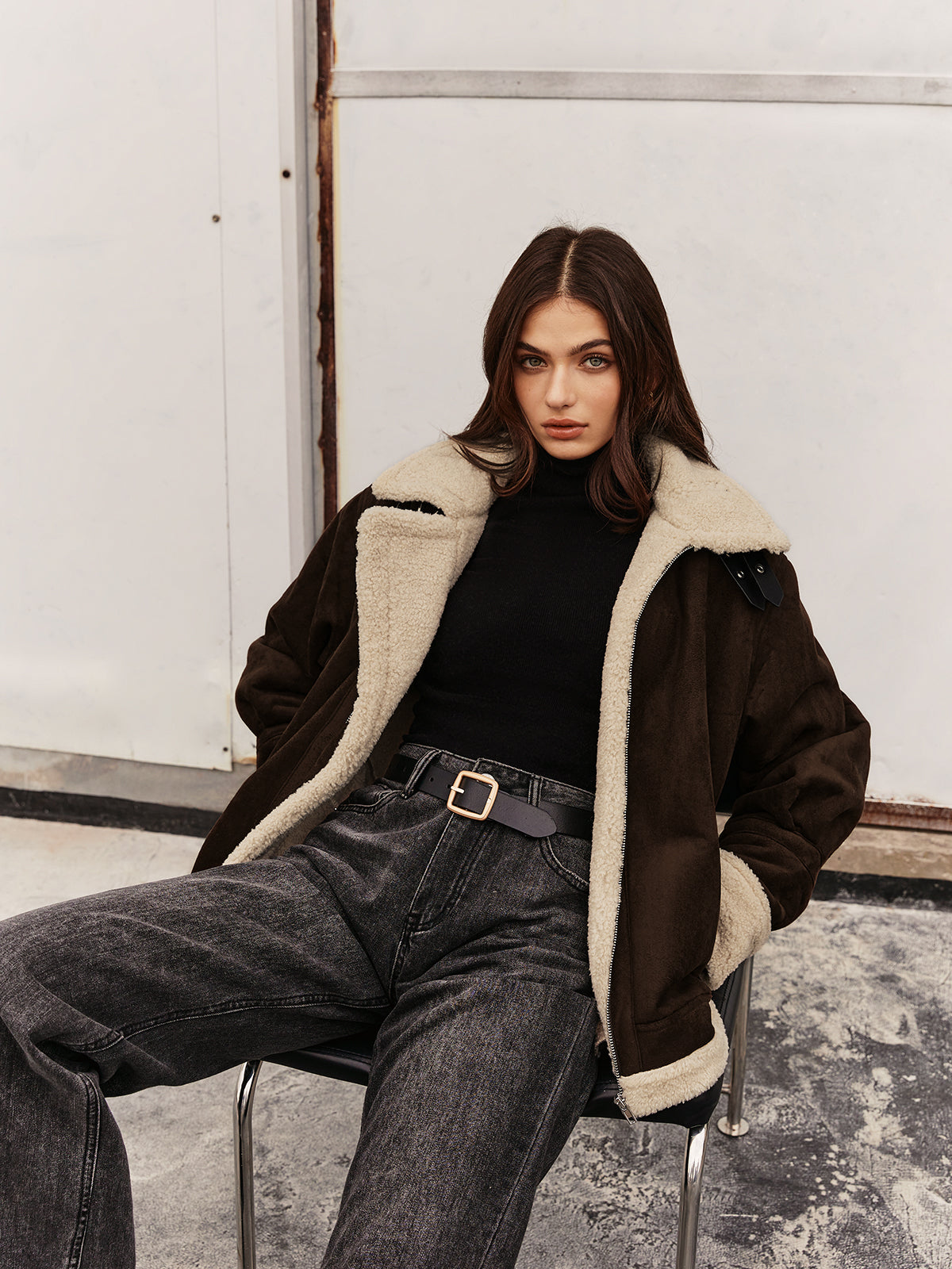 Velina Moda | Zipper Fleece Jacket