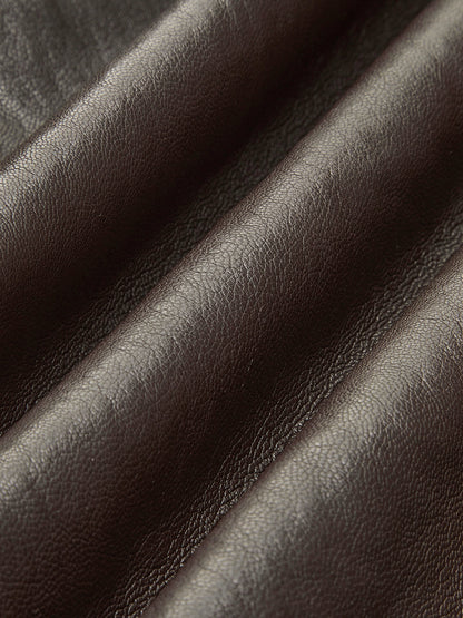 Velina Moda | Pu-Leather Belt Jacket