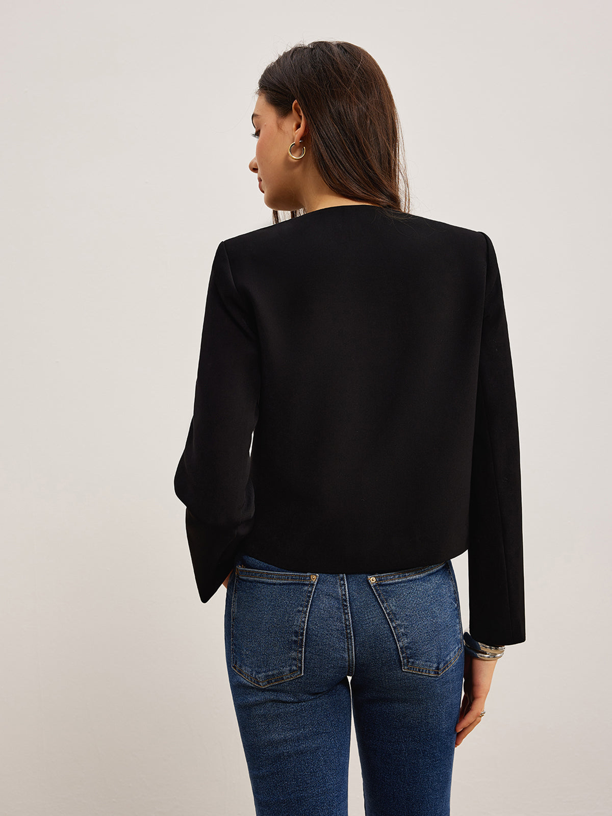 Velina Moda | Button Regular Fit Jacket