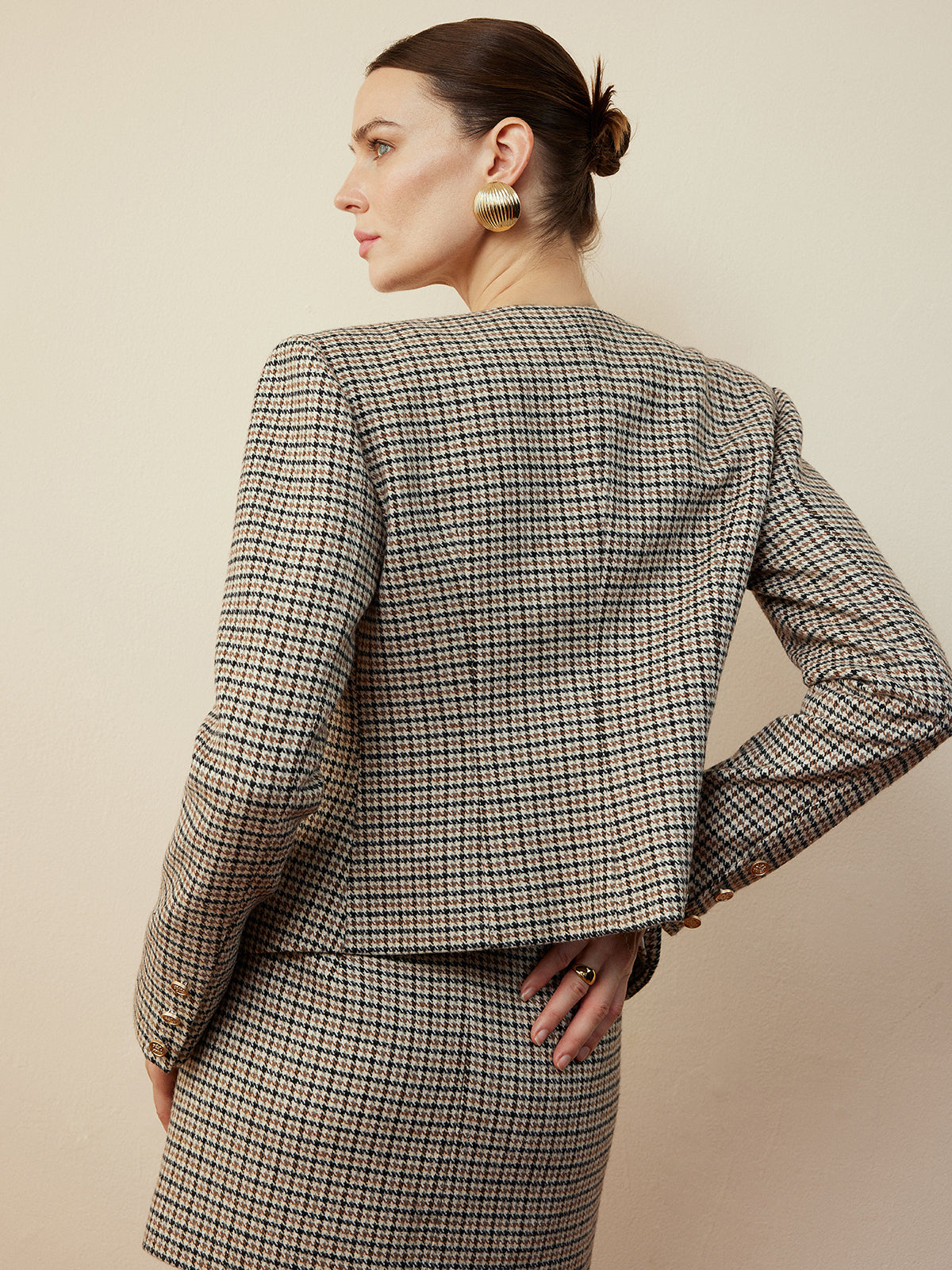 Velina Moda | Button Short Jacket