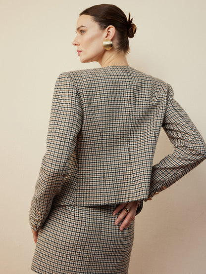 Velina Moda | Button Short Jacket